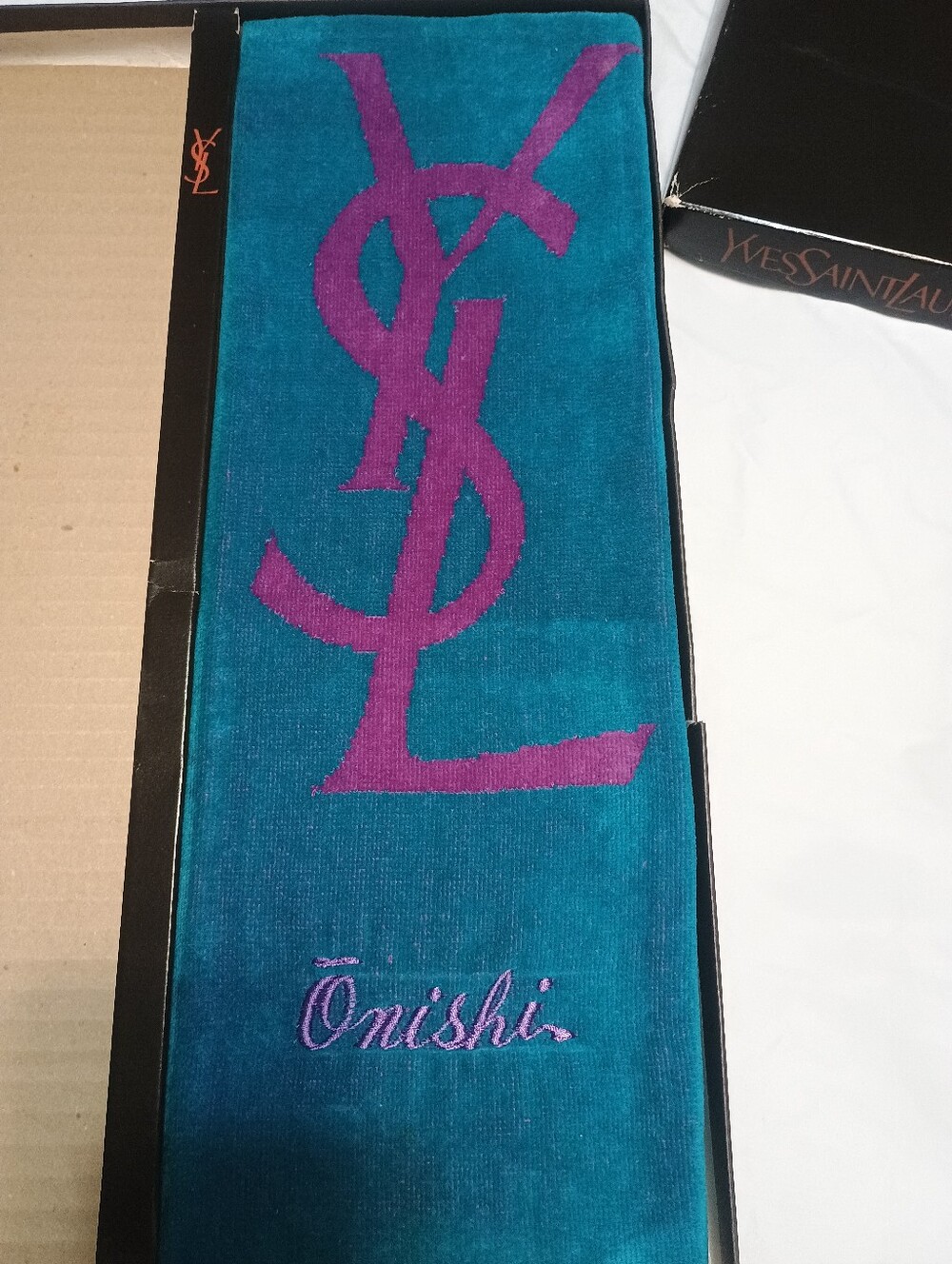 YSL LARGE SIZE FACE/HAND TOWEL (NEW)